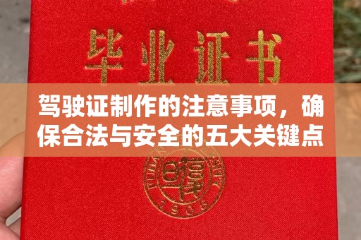 嵊泗驾驶证制作的注意事项，确保合法与安全的五大关键点