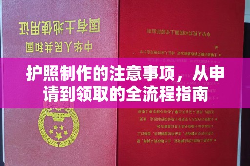 嵊泗护照制作的注意事项，从申请到领取的全流程指南