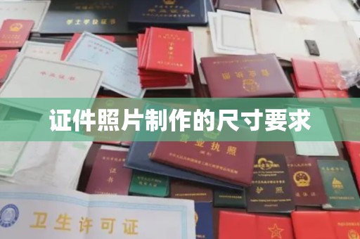 嵊泗证件照片制作的尺寸要求